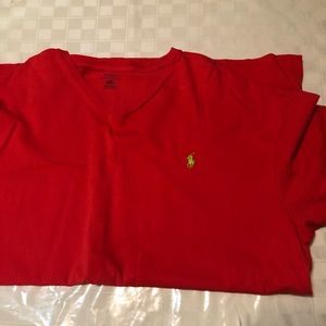 Polo Big and Tall V-neck T
